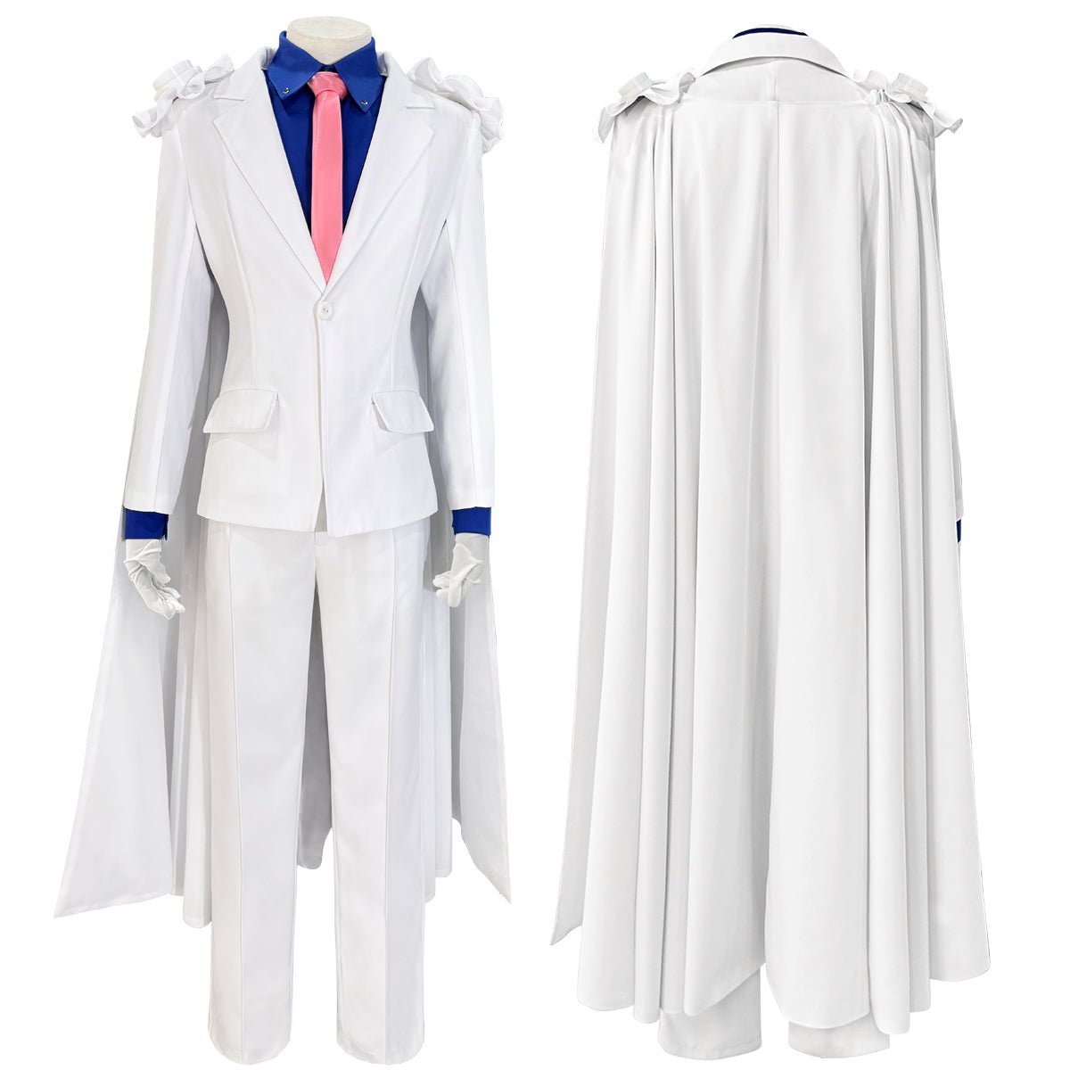 Kaito Kid Cosplay Costume - Detective Conan Anime Outfit - Coscosmos