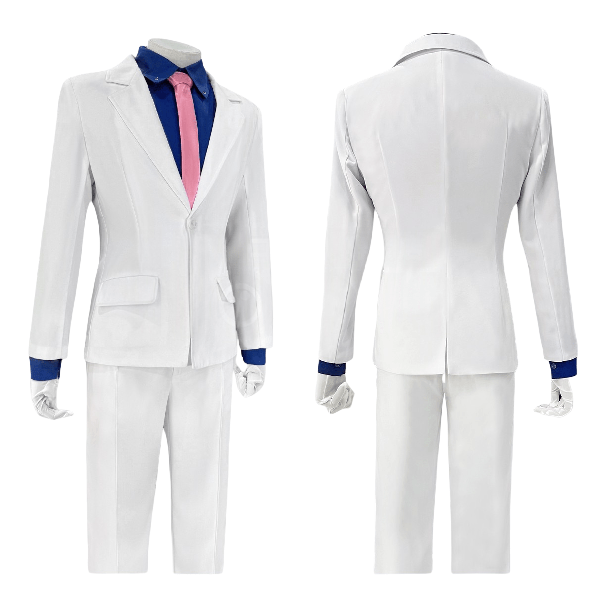 Kaito Kid Cosplay Costume - Detective Conan Anime Outfit - Coscosmos