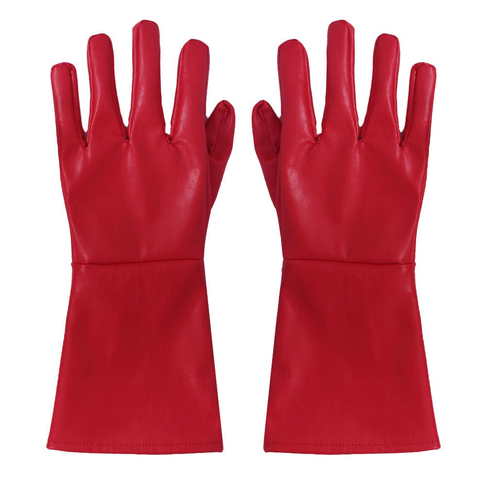 Kaneda Shotaro Akira Cosplay Costume - Red Capsule Embroidered Leather Men’s Biker Jacket - Coscosmos