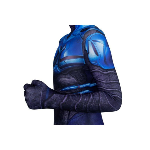 Kids Blue Beetle Jaime Reyes Cosplay Suit Halloween Costume - Coscosmos