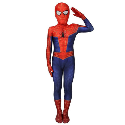 Kids Spider - man Peter Parker Cosplay Costume Halloween Kids Cosplay Suit - Coscosmos