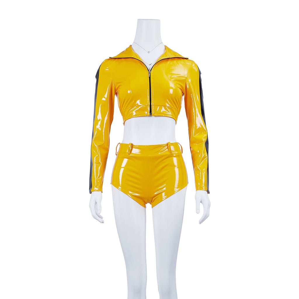 Kill Bill Movie Cosplay Costume - Complete Yellow Jumpsuit Outfit - Coscosmos