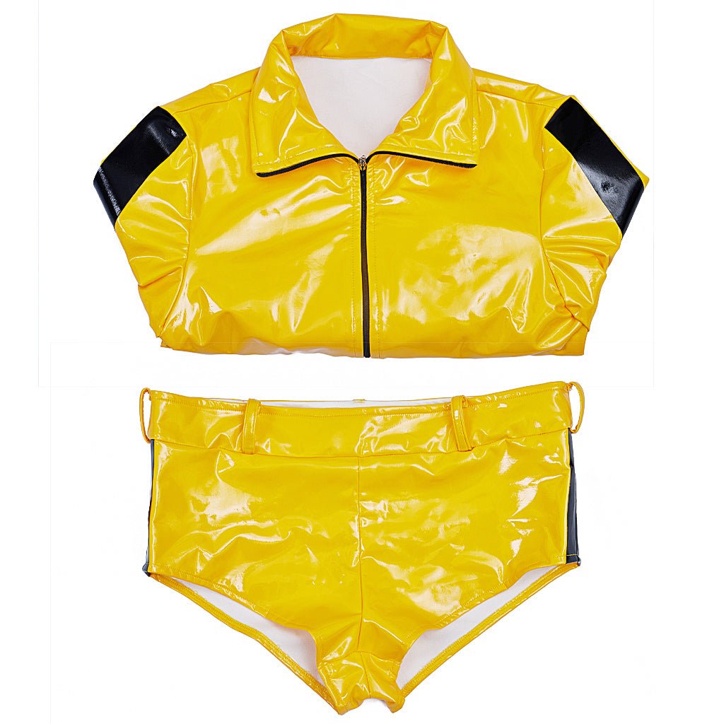 Kill Bill Movie Cosplay Costume - Complete Yellow Jumpsuit Outfit - Coscosmos