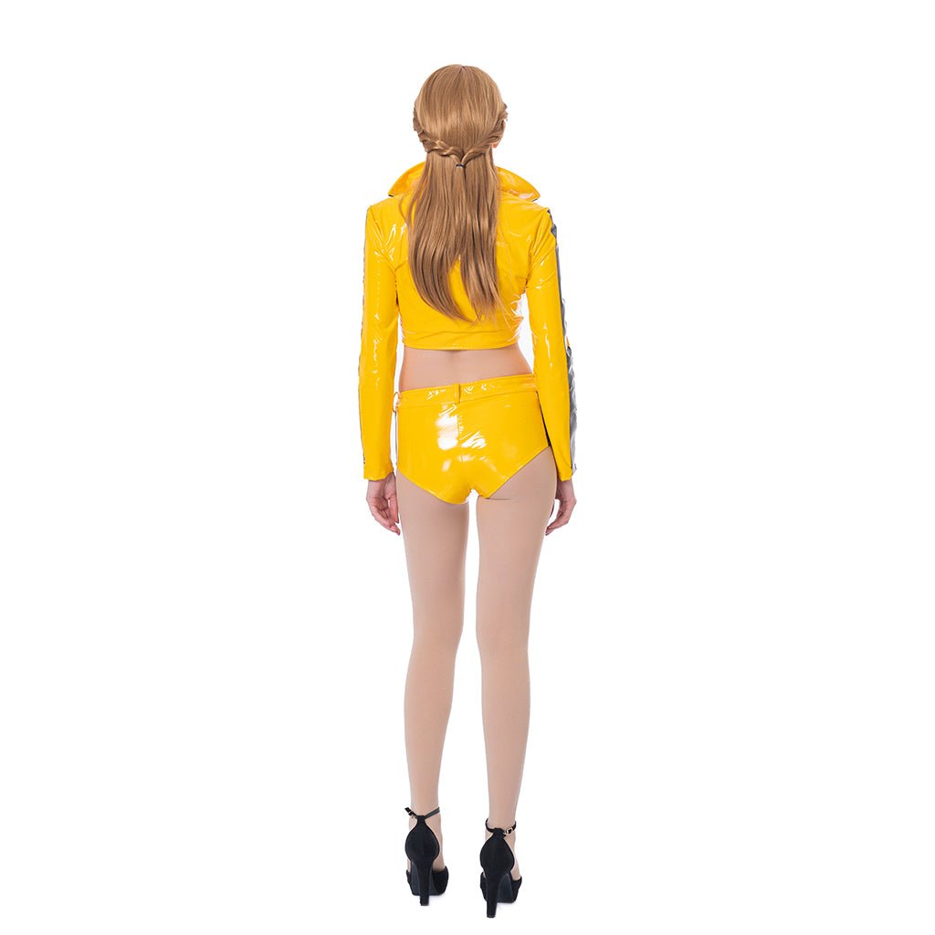 Kill Bill Movie Cosplay Costume - Complete Yellow Jumpsuit Outfit - Coscosmos