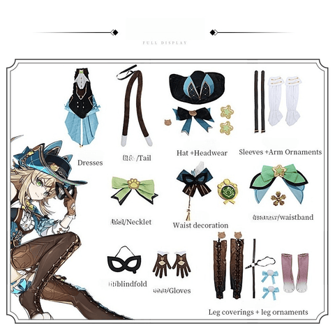 Kirara Genshin Impact Standard Size Custom Cosplay Costume - Coscosmos
