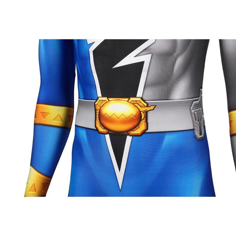 KISHIRYU SENTAI RYUSOULGER Blue Soldier Cosplay Bodysuit Zentai Costume - Coscosmos