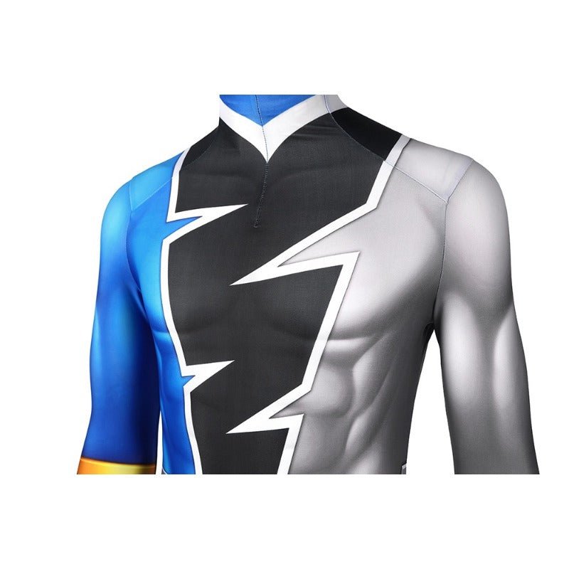 KISHIRYU SENTAI RYUSOULGER Blue Soldier Cosplay Bodysuit Zentai Costume - Coscosmos