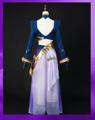 League of Legends Cosplay Costume - Unbreakable Vow Yone Embroidered Anime Game C Outfit for Women - Coscosmos
