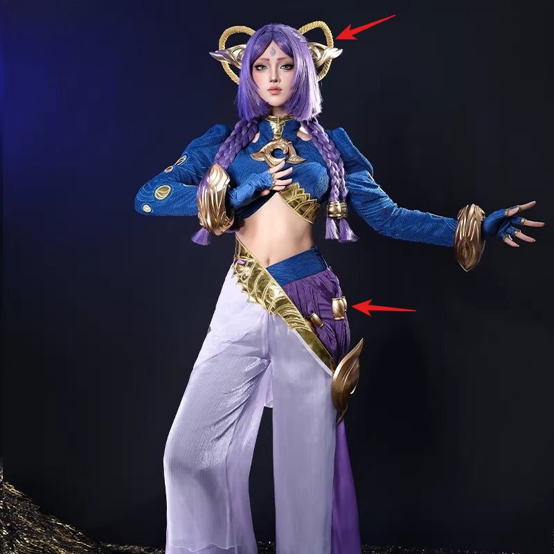 League of Legends Cosplay Costume - Unbreakable Vow Yone Embroidered Anime Game C Outfit for Women - Coscosmos