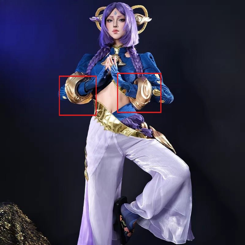 League of Legends Cosplay Costume - Unbreakable Vow Yone Embroidered Anime Game C Outfit for Women - Coscosmos