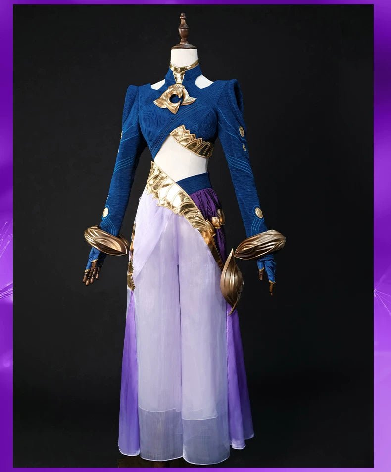 League of Legends Cosplay Costume - Unbreakable Vow Yone Embroidered Anime Game C Outfit for Women - Coscosmos