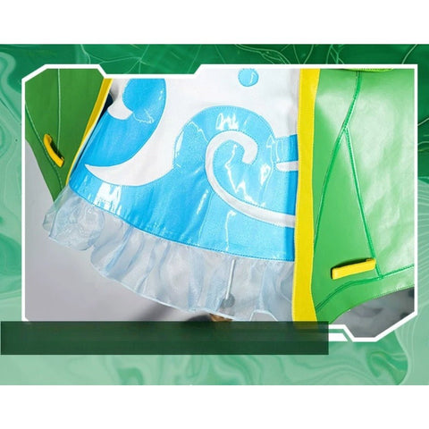 League of Legends Gwen Frog Raincoat Cosplay Costume - Coscosmos