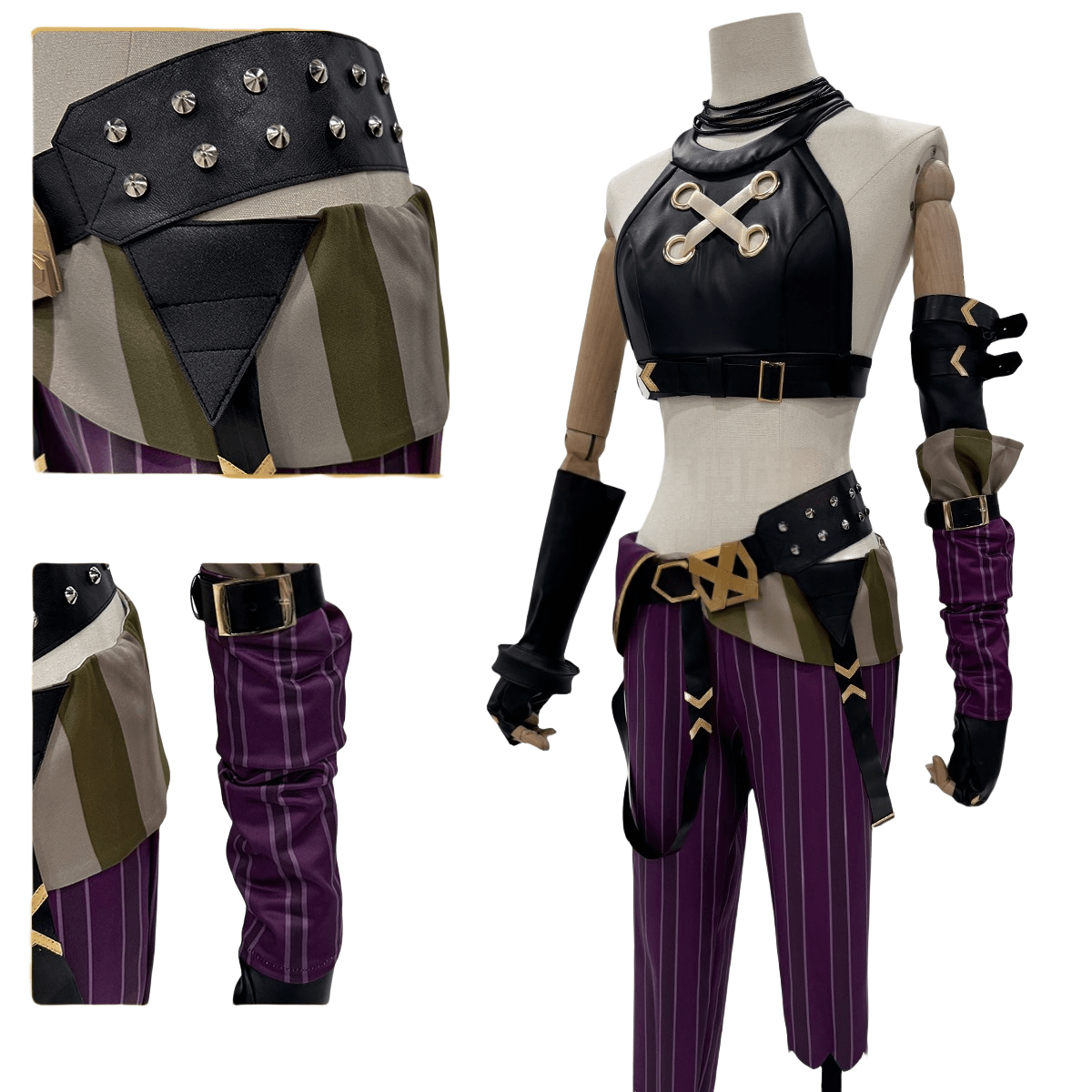 League of Legends Jinx Cosplay Costume - Premium Quality for Gamers - Coscosmos