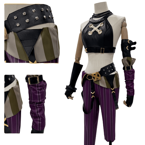 League of Legends Jinx Cosplay Costume - Premium Quality for Gamers - Coscosmos