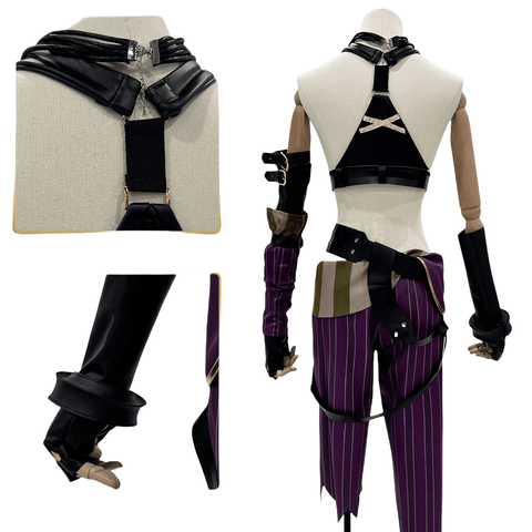 League of Legends Jinx Cosplay Costume - Premium Quality for Gamers - Coscosmos