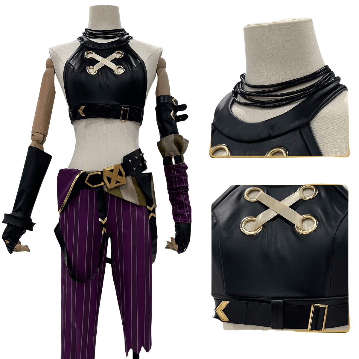 League of Legends Jinx Cosplay Costume - Premium Quality for Gamers - Coscosmos