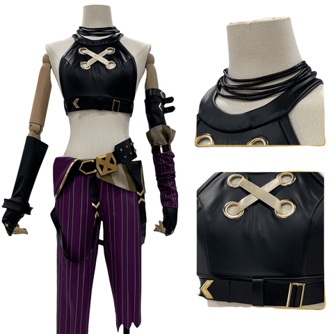 League of Legends Jinx Cosplay Costume - Premium Quality for Gamers - Coscosmos