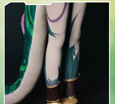 League of Legends Neeko Cosplay Costume - The Curious Chameleon Full Set Dress Outfit - Coscosmos