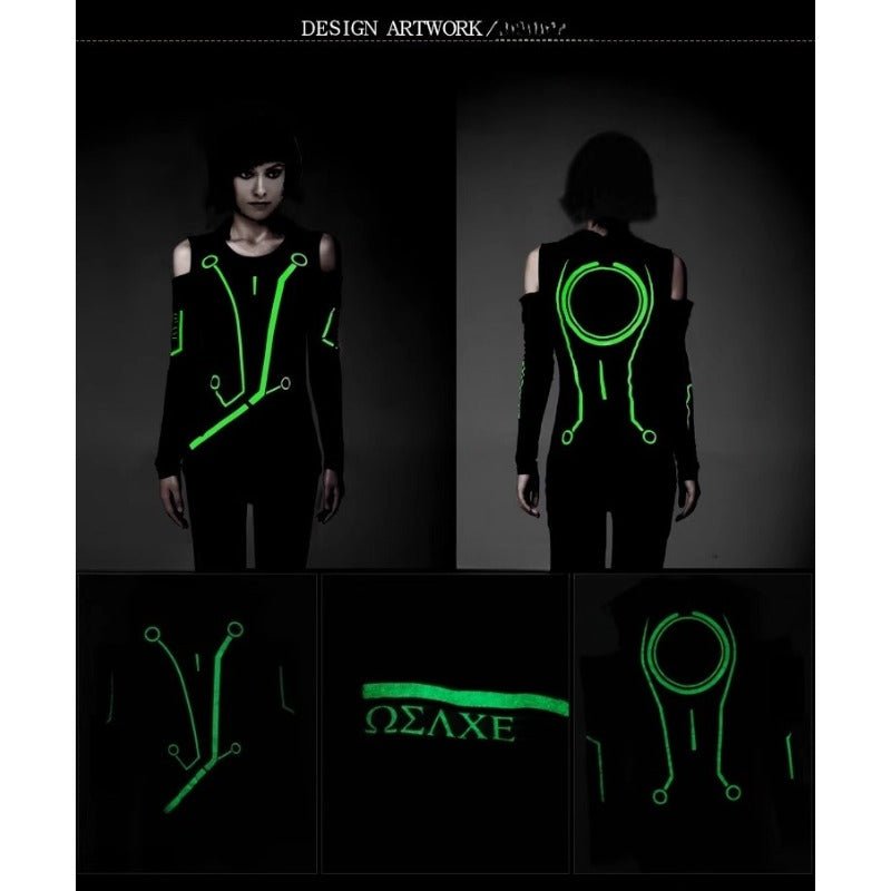 Legacy Off - Shoulder Glow - in - the - Dark Long Sleeve T-Shirt - Coscosmos
