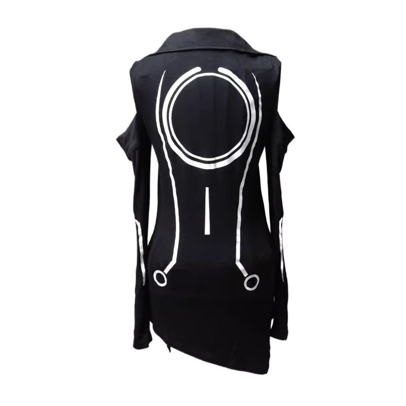 Legacy Off - Shoulder Glow - in - the - Dark Long Sleeve T-Shirt - Coscosmos
