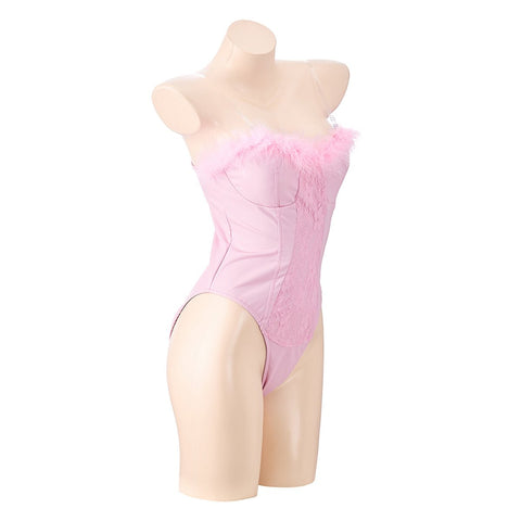 Legally Blonde Pink Bunny Jumpsuit Cosplay Costume – Playful & Iconic Elle Woods Look - Coscosmos