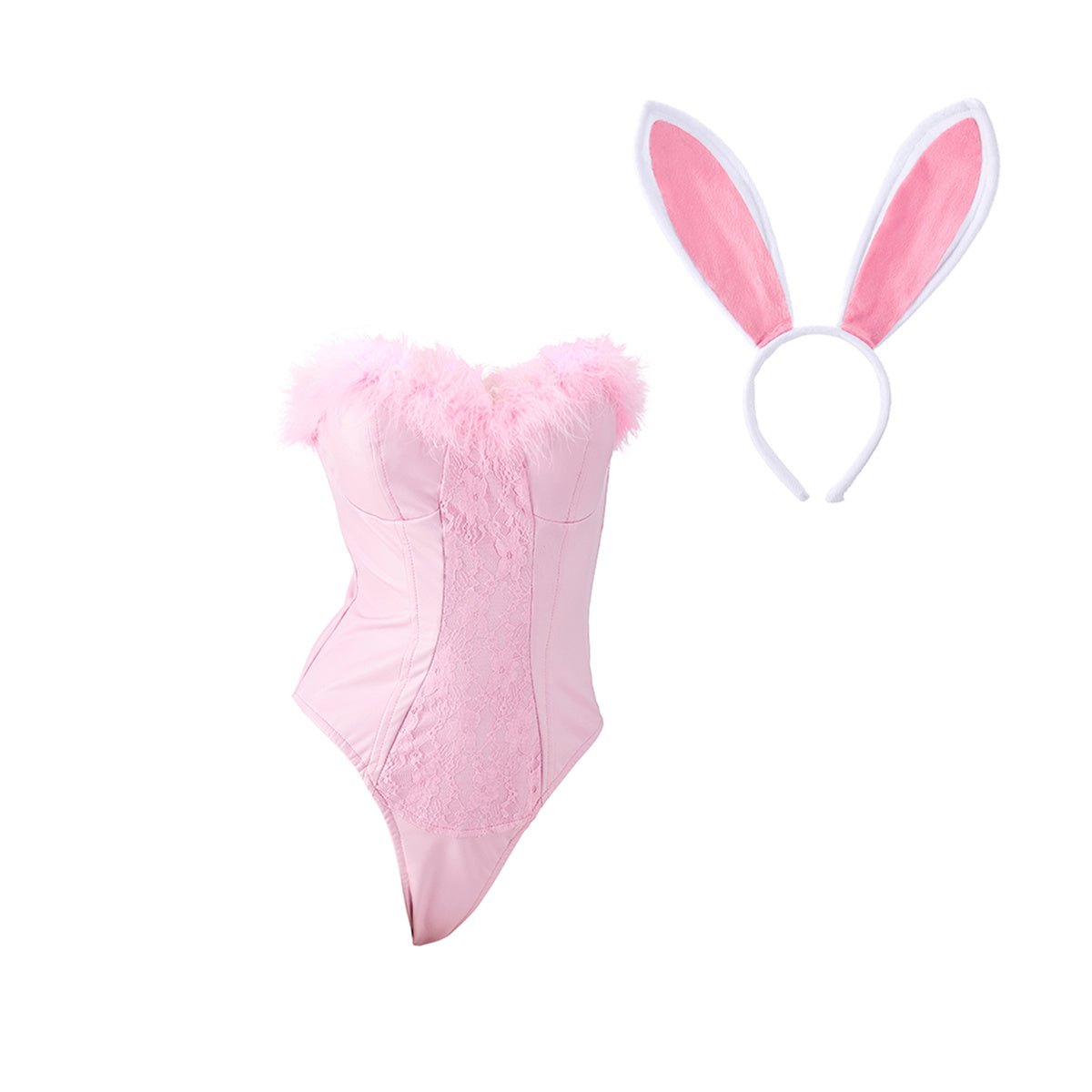 Legally Blonde Pink Bunny Jumpsuit Cosplay Costume – Playful & Iconic Elle Woods Look - Coscosmos