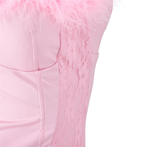 Legally Blonde Pink Bunny Jumpsuit Cosplay Costume – Playful & Iconic Elle Woods Look - Coscosmos