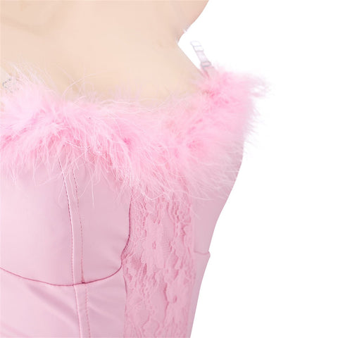 Legally Blonde Pink Bunny Jumpsuit Cosplay Costume – Playful & Iconic Elle Woods Look - Coscosmos