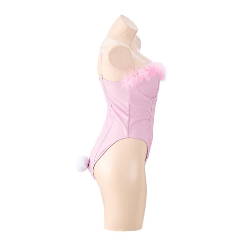 Legally Blonde Pink Bunny Jumpsuit Cosplay Costume – Playful & Iconic Elle Woods Look - Coscosmos