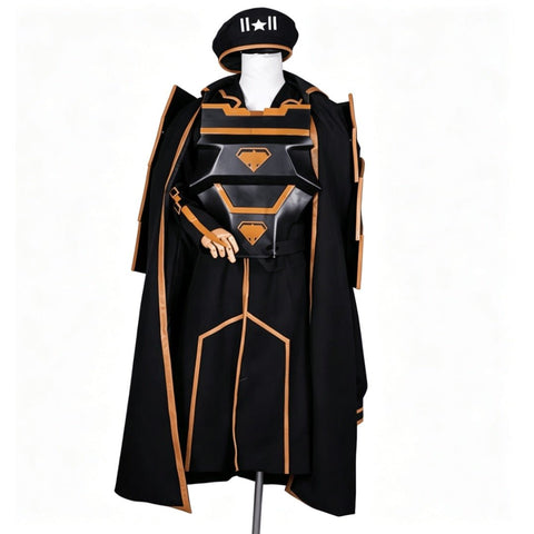 Library Of Ruina R Corp. Tau Team Captain Crow Cosplay Costume - Coscosmos