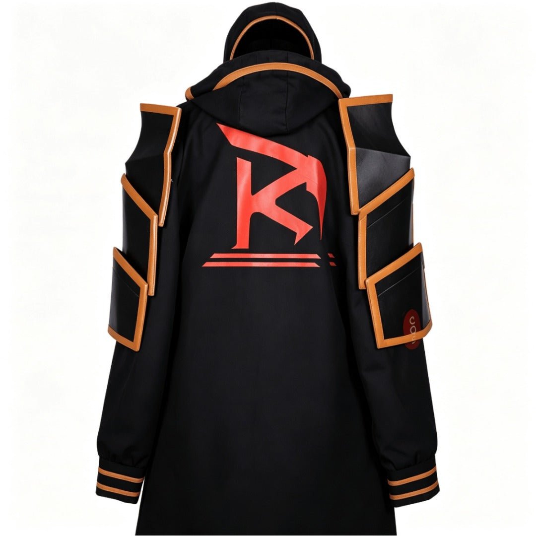 Library Of Ruina R Corp. Tau Team Captain Crow Cosplay Costume - Coscosmos