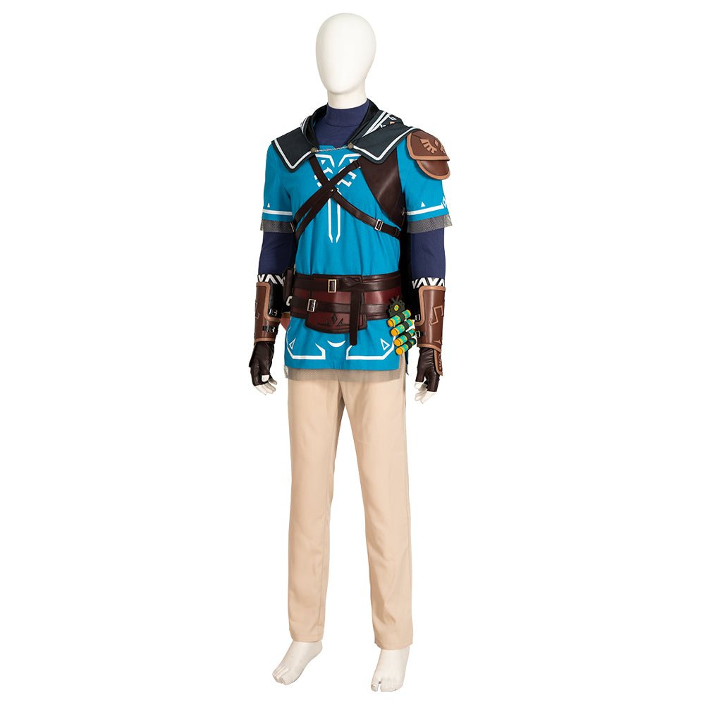 Link Cosplay Costume - Tears of the Kingdom Game Outfit for Men" - Coscosmos