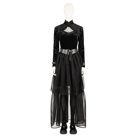 Lisa Frankenstein 2024 Cosplay Costume - Black Movie Outfit for Halloween & Events - Coscosmos