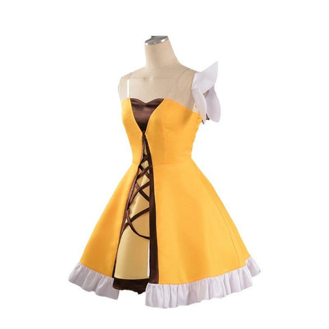 Little Flower Fairy Shanmeng Cosplay Costume, Winter Daphne Flower King Elf Full Outfit - Coscosmos