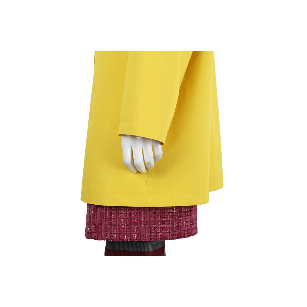 Little Nightmares 2 Mono Six Cosplay Costume Yellow Jacket Halloween Party Outfit - Coscosmos