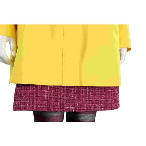 Little Nightmares 2 Mono Six Cosplay Costume Yellow Jacket Halloween Party Outfit - Coscosmos