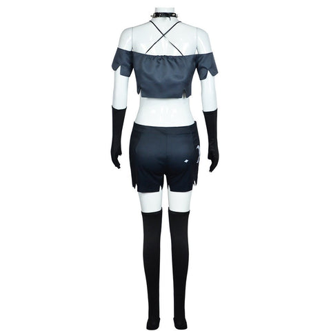 Loona Cosplay Costume | Hazbin Hotel & Helluva Boss Halloween Outfit, Anime Demon Character Full Set Performance Dress for Party Cosplay - Coscosmos