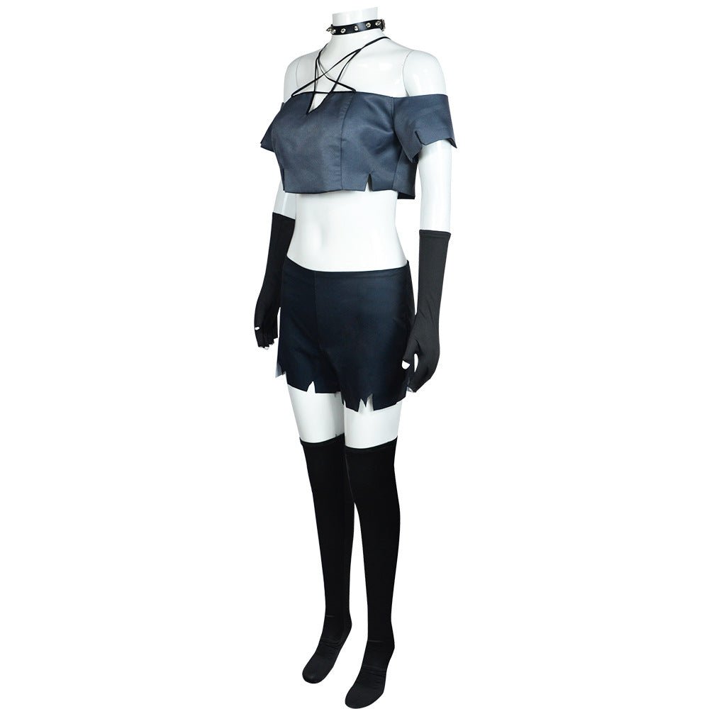 Loona Cosplay Costume | Hazbin Hotel & Helluva Boss Halloween Outfit, Anime Demon Character Full Set Performance Dress for Party Cosplay - Coscosmos