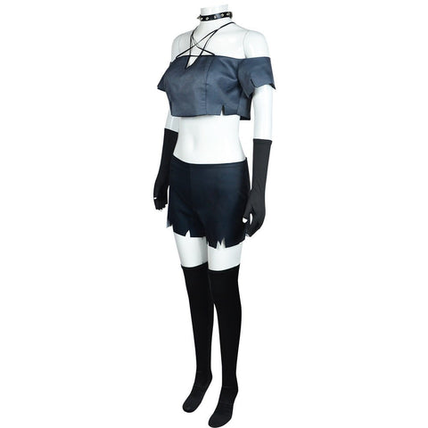 Loona Cosplay Costume | Hazbin Hotel & Helluva Boss Halloween Outfit, Anime Demon Character Full Set Performance Dress for Party Cosplay - Coscosmos