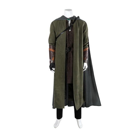 Lord of the Rings Aragorn Cosplay Costume for Men - Movie Accurate Outfit - Coscosmos
