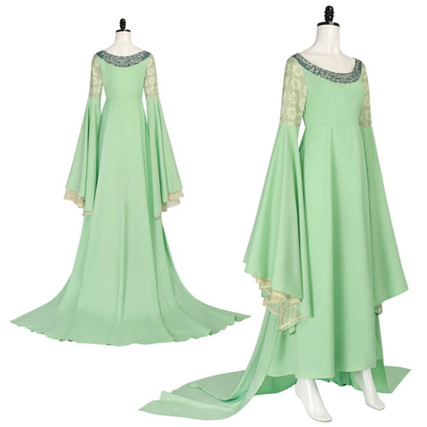 Lord of the Rings Arwen Cosplay Costume - Authentic Movie Replica Dress for Women - Coscosmos