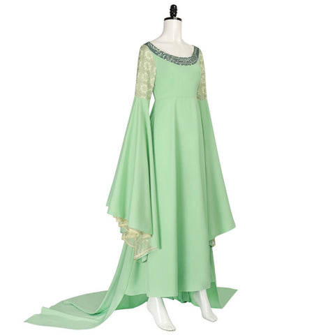 Lord of the Rings Arwen Cosplay Costume - Authentic Movie Replica Dress for Women - Coscosmos