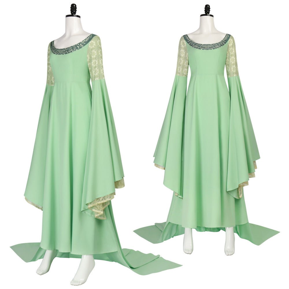 Lord of the Rings Arwen Cosplay Costume - Authentic Movie Replica Dress for Women - Coscosmos