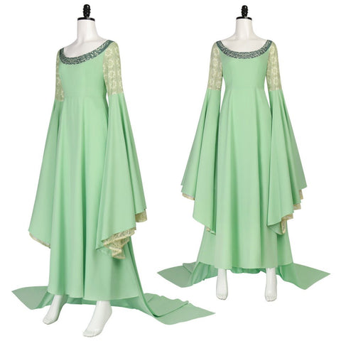 Lord of the Rings Arwen Cosplay Costume - Authentic Movie Replica Dress for Women - Coscosmos
