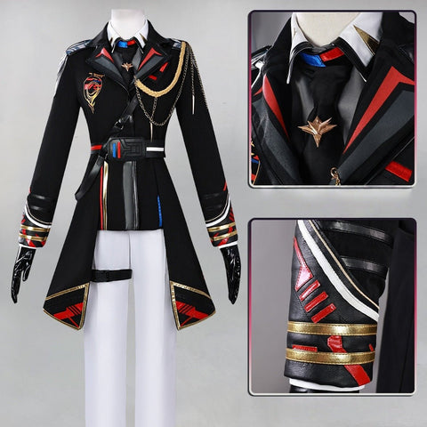 Love and Deepspace Xia Yizhou Farspace Officer Cosplay Costume – Full Set with Details - Coscosmos