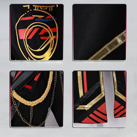 Love and Deepspace Xia Yizhou Farspace Officer Cosplay Costume – Full Set with Details - Coscosmos