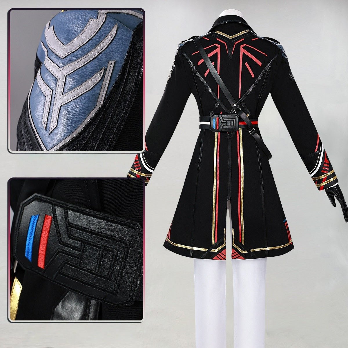 Love and Deepspace Xia Yizhou Farspace Officer Cosplay Costume – Full Set with Details - Coscosmos