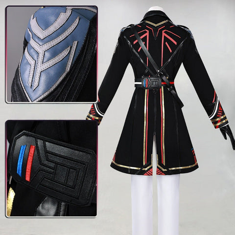 Love and Deepspace Xia Yizhou Farspace Officer Cosplay Costume – Full Set with Details - Coscosmos