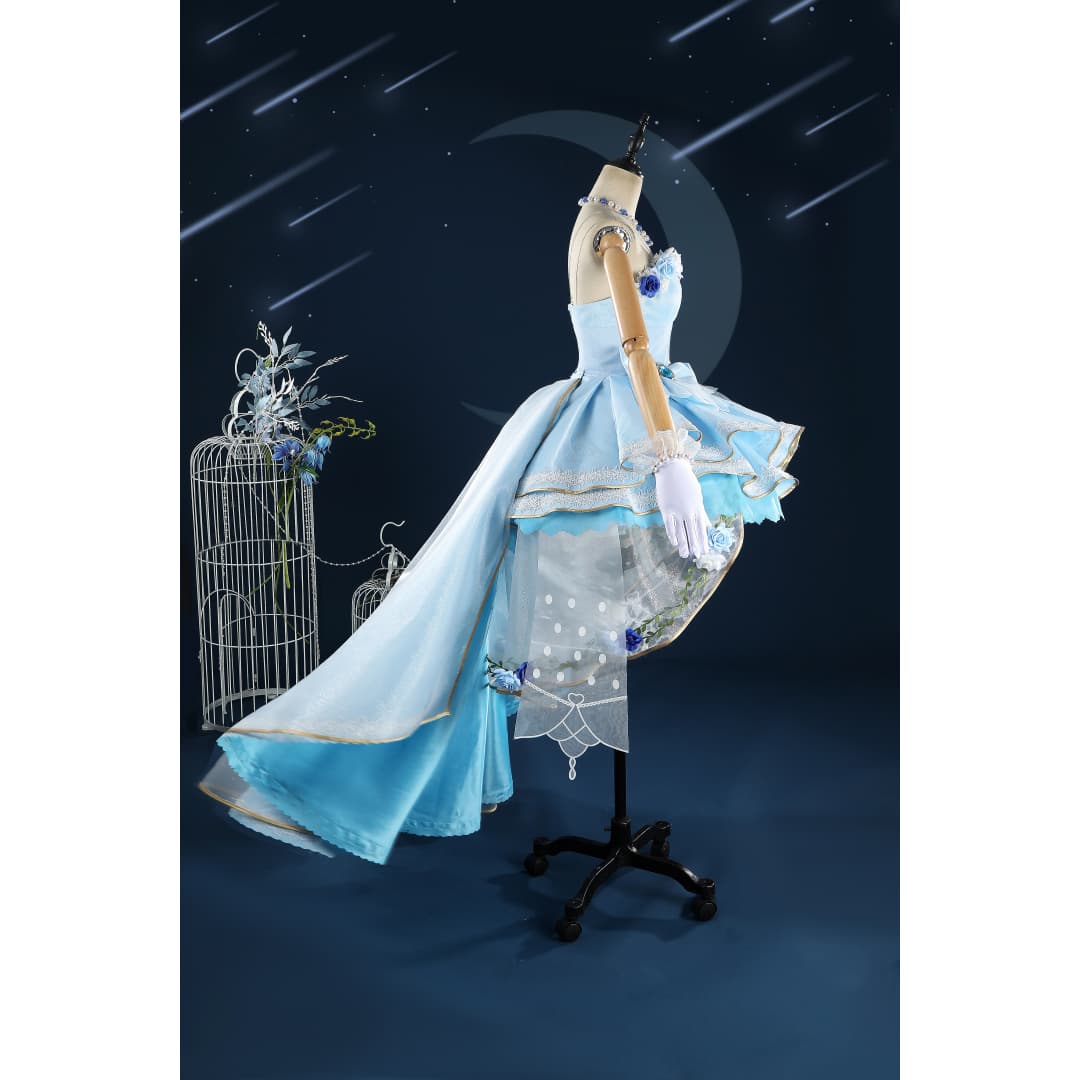 LoveLive! Sunshine!! Watanabe You Wedding Dress Cosplay Costume - Coscosmos