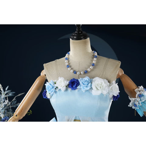 LoveLive! Sunshine!! Watanabe You Wedding Dress Cosplay Costume - Coscosmos